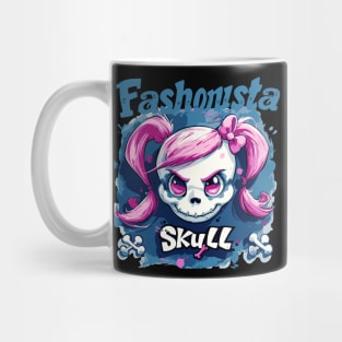 Skull Girl, Skull Fun T-Shirt 10 Mug